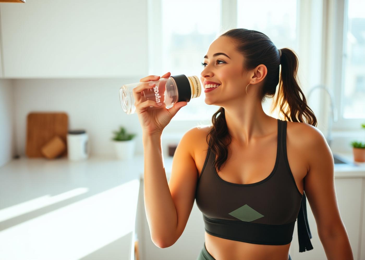 A morning routine with a Bloom shake